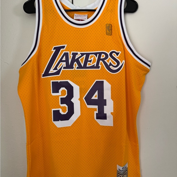Mitchell & Ness Lakers Gold Jersey - Picture 1 of 4